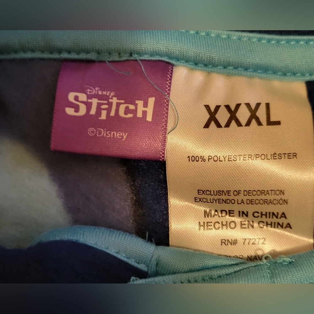 Disney Stitch Blue and Purple Pullover - Picture 3 of 4